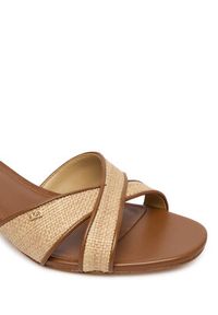 MICHAEL Michael Kors Klapki Cassidy Kitten 40S6CSMS2D Beżowy. Kolor: beżowy. Materiał: materiał #5