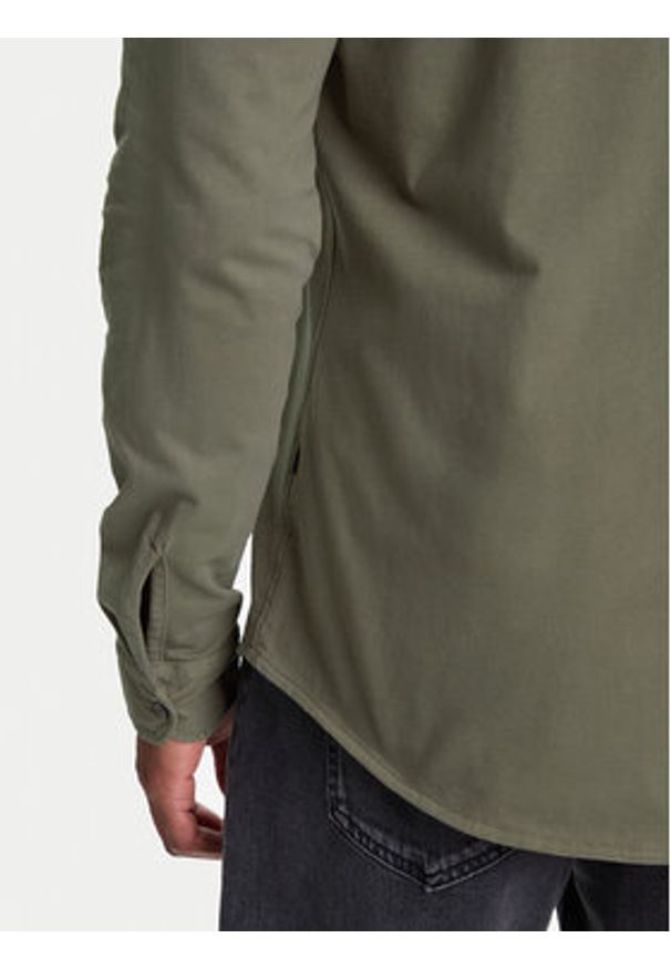 BOSS Koszula Myjersey 50543089 Zielony Slim Fit. Kolor: zielony. Materiał: bawełna