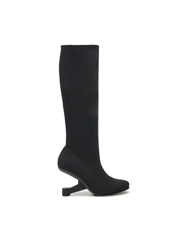 United Nude Kozaki Eamz Sock Boot 1087501117 Czarny. Kolor: czarny. Materiał: materiał