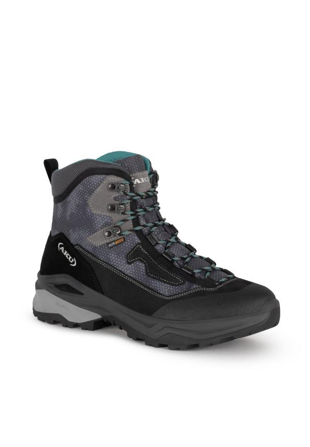 Buty sportowe trekkingowe męskie Aku Adapta Gore-tex trwałe i wygodne. Kolor: szary. Materiał: skóra, materiał. Technologia: Gore-Tex