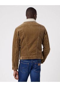 Wrangler - WRANGLER 124MJ MĘSKA KURTKA PRZEJŚCIOWA SHERPA SZTRUKSOWA W4MS88455. Okazja: na co dzień. Typ kołnierza: kaptur. Materiał: sztruks. Długość rękawa: długi rękaw. Długość: długie. Wzór: kolorowy. Sezon: jesień, zima. Styl: vintage, casual, klasyczny, elegancki #2