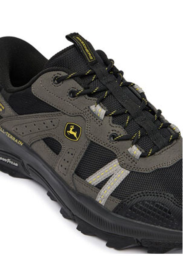skechers - Skechers Trekkingi John Deere: Skechers Slip-Ins Equalizer 5.0 256009/BBK Czarny. Kolor: czarny. Materiał: skóra. Sport: turystyka piesza