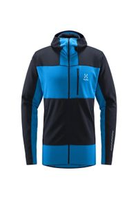 Haglöfs - Bluza techniczna męska ROC Spitz Mid Hood. Kolor: niebieski