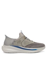skechers - Skechers Sneakersy Slip-Ins Rf: Slade - Caster 210889/GRY Szary. Kolor: szary. Materiał: materiał #1