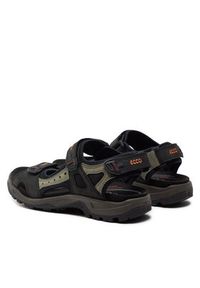 ecco - ECCO Sandały Yucatan Sandal Sanda 6956450034. Kolor: czarny. Materiał: skóra, nubuk #4