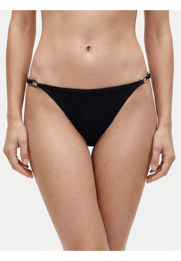 MICHAEL Michael Kors Dół od bikini MM06308 Czarny. Kolor: czarny. Materiał: syntetyk
