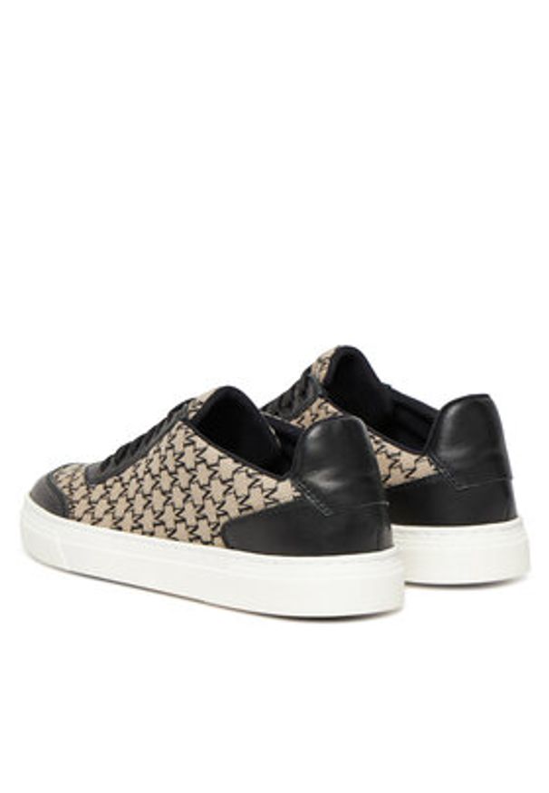 Max Mara Sneakersy 2514761012600 Czarny. Kolor: czarny. Materiał: materiał