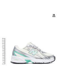 New Balance Sneakersy G7402H8 Srebrny. Kolor: srebrny. Materiał: mesh #4