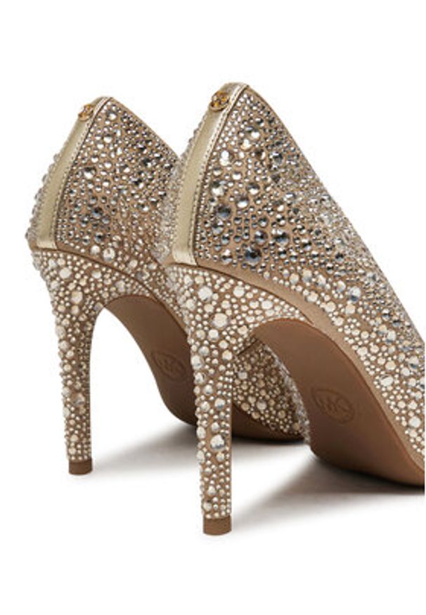 MICHAEL Michael Kors Szpilki Alina Flex High Pump 40R4HNHP2S Złoty. Kolor: złoty. Materiał: materiał. Obcas: na szpilce