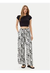 Volcom Spodnie materiałowe Alix B1212504 Biały Relaxed Fit. Kolor: biały. Materiał: syntetyk