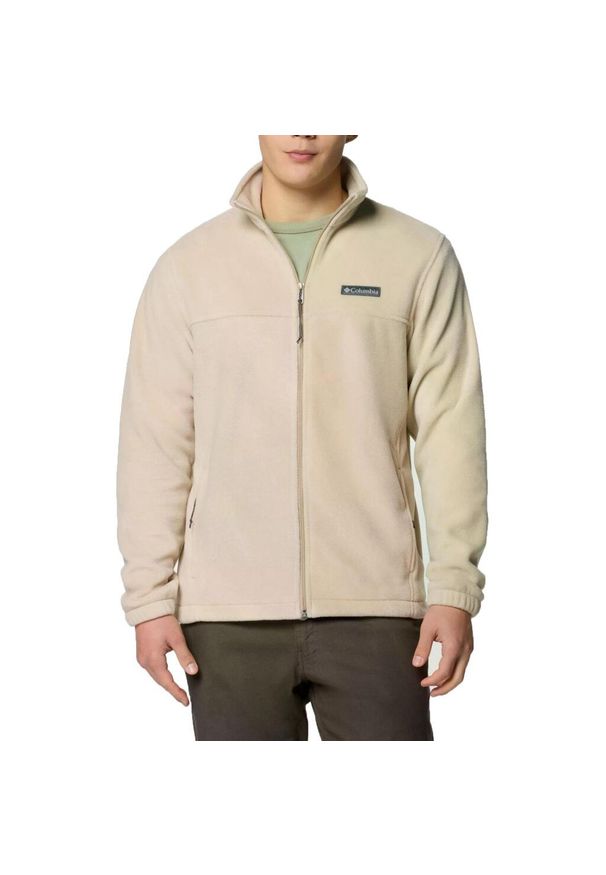 columbia - Kurtka COLUMBIA STEENS MOUNTAIN FULL ZIP Beżowy. Kolor: beżowy. Materiał: tkanina