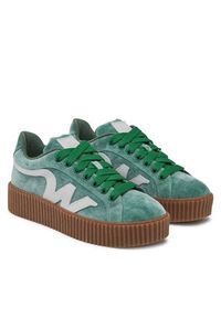 Weekend Max Mara Sneakersy 2515761094600 Zielony. Kolor: zielony. Materiał: zamsz, skóra #4