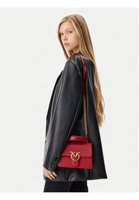 Pinko - PINKO Torebka Love One Top Handle Mini Light PE 25 PLTT 100071 A0F1 Czerwony. Kolor: czerwony. Materiał: skórzane #4