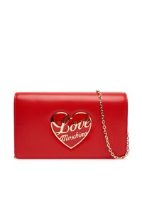 Love Moschino - LOVE MOSCHINO Torebka JC4186PP1NLP0500 Czerwony. Kolor: czerwony. Materiał: skórzane