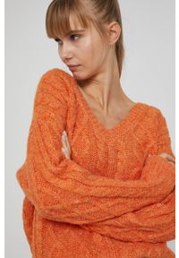 medicine - Medicine - Sweter Urban Punk. Kolor: pomarańczowy. Materiał: poliester. Długość rękawa: długi rękaw. Długość: długie #6