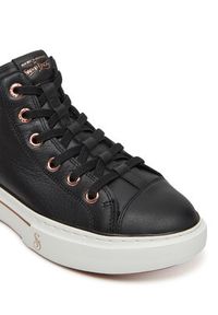 skechers - Skechers Sneakersy 186001/BLK Czarny. Kolor: czarny. Materiał: skóra #4