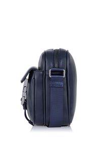 Ochnik - Granatowa torba męska z kieszonką. Kolor: niebieski #7