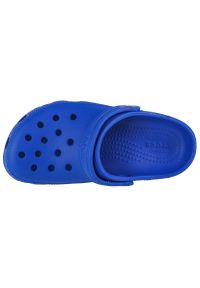 Klapki Crocs Classic Clog Jr 206991-4KZ niebieskie. Okazja: na co dzień. Kolor: niebieski. Materiał: materiał. Styl: casual #4