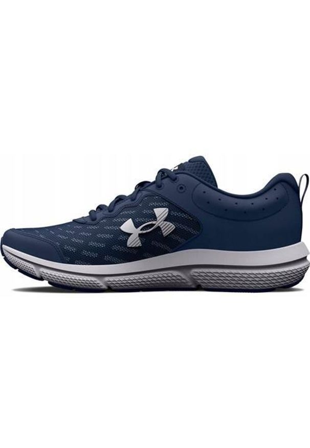 Buty do biegania męskie Under Armour Charged Assert 10. Kolor: niebieski. Materiał: materiał, syntetyk. Szerokość cholewki: normalna