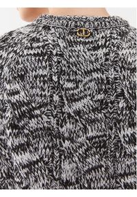 TwinSet - TWINSET Kardigan 232TP3060 Czarny Regular Fit. Kolor: czarny. Materiał: syntetyk #4