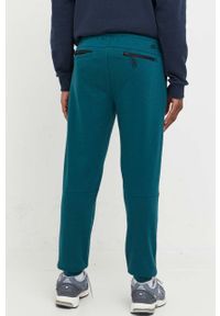 Rip Curl spodnie dresowe męskie kolor zielony gładkie. Kolor: zielony. Materiał: dresówka. Wzór: gładki #3