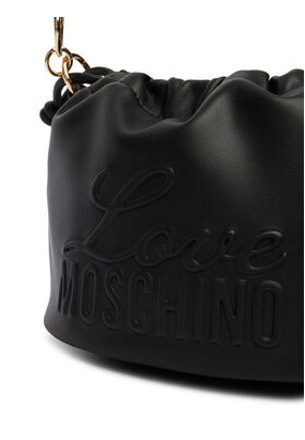 Love Moschino - LOVE MOSCHINO Torebka JC4220PP0OKA0000 Czarny. Kolor: czarny. Materiał: skórzane