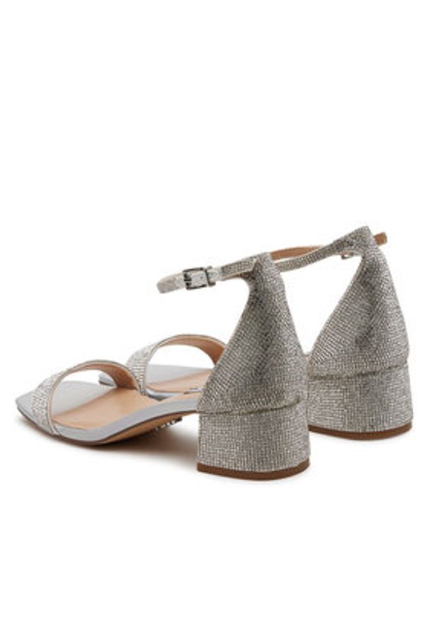 Steve Madden Sandały Gena-R SM11003580 Srebrny. Kolor: srebrny. Materiał: materiał