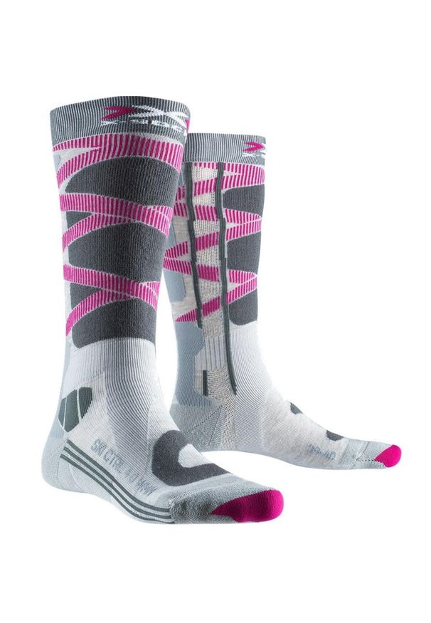 X-Socks - Skarpety narciarskie damskie X-SOCKS SKI CONTROL WMN 4.0. Kolor: różowy. Sport: narciarstwo