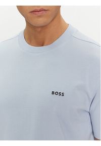 BOSS - Boss T-Shirt 50506373 Niebieski Regular Fit. Kolor: niebieski. Materiał: bawełna #4