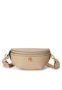 Lauren Ralph Lauren - LAUREN RALPH LAUREN Torebka 431974467002 Beżowy. Kolor: beżowy. Materiał: skórzane