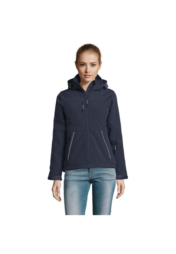 SOL'S - Kurtka Damska Rock Padded Soft Shell. Kolor: niebieski