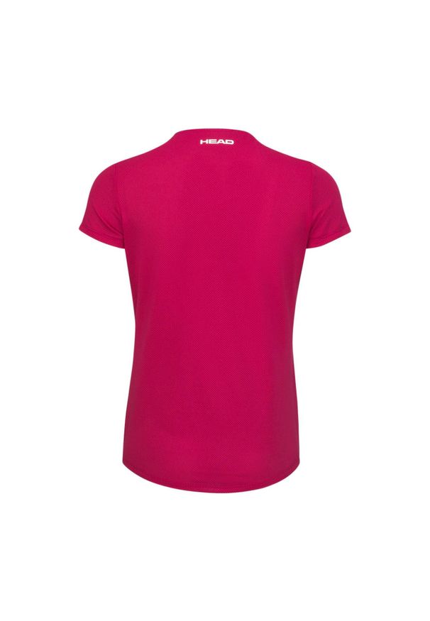 Head - T-shirt damski TIE-BREAK. Kolor: czerwony, fioletowy, różowy, wielokolorowy. Materiał: poliester, elastan. Wzór: nadruk. Sezon: lato. Sport: tenis
