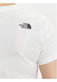 The North Face T-Shirt Simple Dome NF0A87NH Biały Regular Fit. Kolor: biały. Materiał: bawełna #6