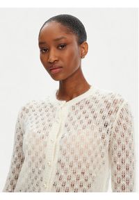 Munthe Kardigan Perl 252162025274 Beżowy Regular Fit. Kolor: beżowy. Materiał: syntetyk #4