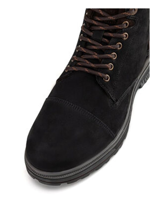 Lasocki Trapery KASTOR-03 MI24 Czarny. Kolor: czarny. Materiał: zamsz, skóra