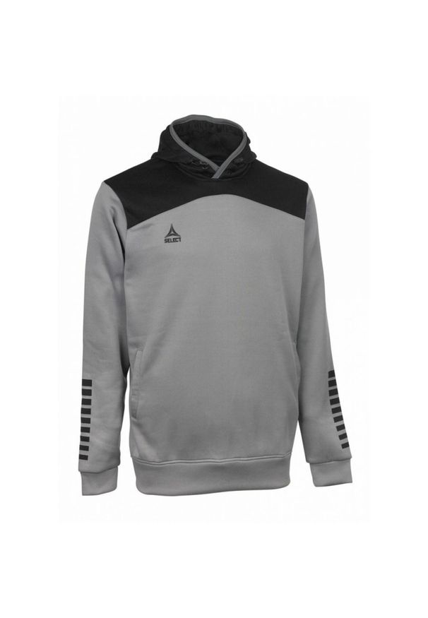 SELECT - Męska Bluza Z Kapturem Oxford. Typ kołnierza: kaptur. Kolor: szary