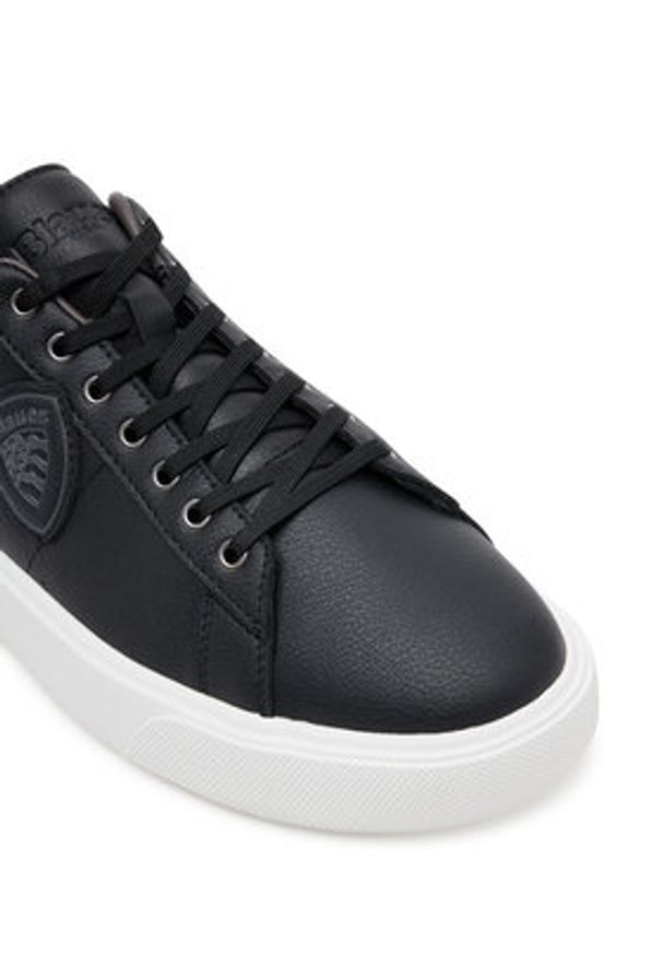 Blauer Sneakersy S5BUCK01/LEA Czarny. Kolor: czarny. Materiał: skóra