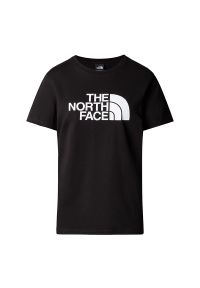 Koszulka The North Face Relaxed Easy 0A87N9JK31 - czarna. Kolor: czarny. Materiał: bawełna. Długość rękawa: krótki rękaw. Długość: krótkie