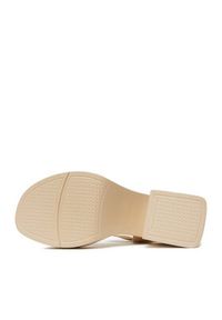 DeeZee Sandały 23258-12 Écru. Kolor: kremowy. Materiał: skóra #4