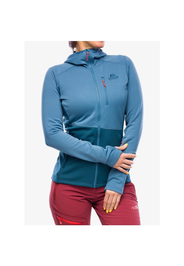 MOUNTAIN EQUIPMENT - Bluza damska Mountain Equipment Durian Hooded Jacket. Kolor: zielony. Sezon: zima. Sport: narciarstwo