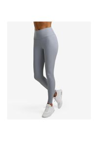 NORDICDOTS - Legginsy sportowe damskie. Kolor: niebieski. Materiał: elastan, nylon