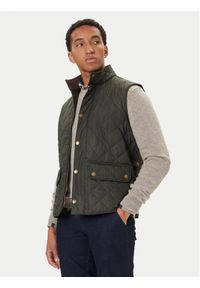 Barbour Bezrękawnik MGI0245GN71 Zielony Regular Fit. Kolor: zielony. Materiał: syntetyk. Długość rękawa: bez rękawów