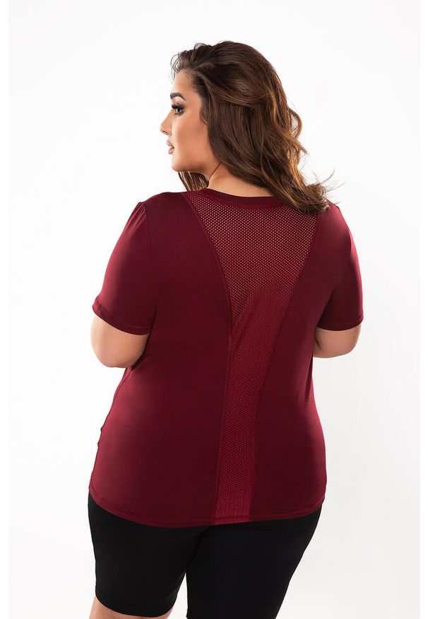 ROUGH RADICAL - Koszulka fitness damska Rough Radical Ready Plus size. Kolekcja: plus size. Kolor: czerwony, brązowy, wielokolorowy. Sport: fitness