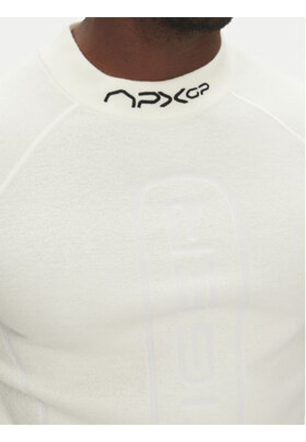 TOMMY HILFIGER - Tommy Hilfiger Longsleeve F1 Movie MW0MW41383 Biały Slim Fit. Kolor: biały. Materiał: bawełna. Długość rękawa: długi rękaw