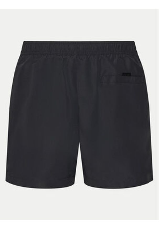 Calvin Klein Swimwear Szorty kąpielowe KM0KM01166 Czarny Regular Fit. Kolor: czarny. Materiał: syntetyk