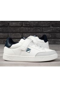 Buty dziecięce Fila COURTBAY VELCRO KID. Kolor: szary, niebieski, wielokolorowy, biały. Sport: turystyka piesza