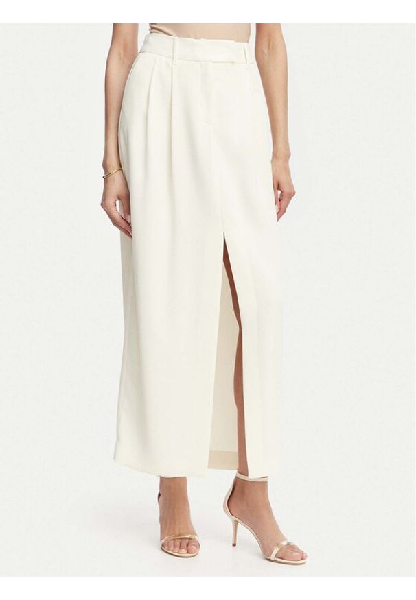 Marella Spódnica maxi Strenna 2613101013 Écru Regular Fit. Kolor: kremowy. Materiał: syntetyk