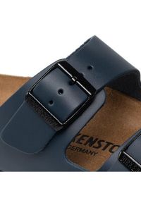 Birkenstock Klapki Arizona Bs 0051153 Granatowy. Kolor: niebieski. Materiał: skóra