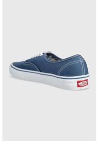 Vans tenisówki Authentic męskie kolor granatowy VN000EE3BLK1.Vans. Nosek buta: okrągły. Zapięcie: sznurówki. Kolor: niebieski. Materiał: guma #5
