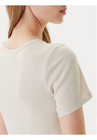 United Colors of Benetton - United Colors Of Benetton T-Shirt 3GA2E16A0 Beżowy Regular Fit. Kolor: beżowy. Materiał: bawełna #4